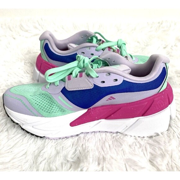 Adidas Adistar  Running Shoes Women's Size US 6.5 Mint Green Multicolor  Sport - Picture 1 of 12